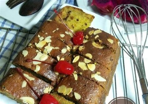 Resep Bolu Naga Merah Simpel Irit No Mixer Oleh Yayuk Jumell