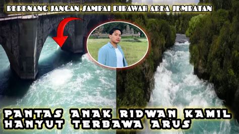 Derasnya Sungai Aare Seperti Ombak Di Lautan Anak Ridwan Kamil