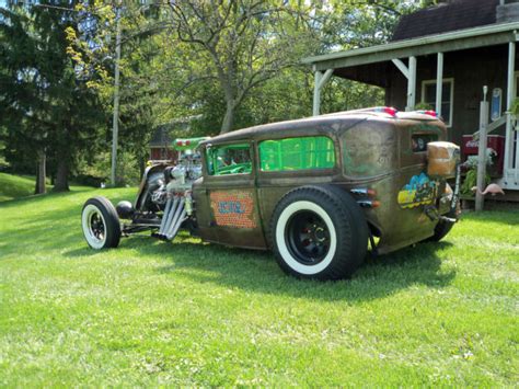 Model A Hot Rod Rat Rod Blown Bbc Over The Top Build Full Roll