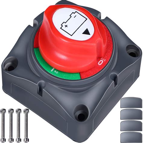 Buy ZMunited Battery Disconnect Switch 12V 24V 48V Battery Isolator