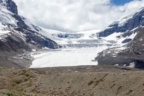 Athabasca Glacier, Columbia Icefield, Icefields Parkway, Canada Stock ...