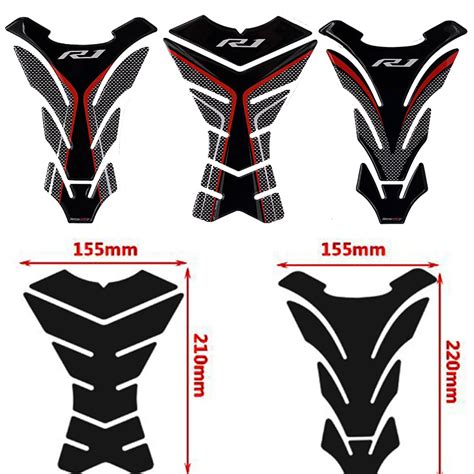 D Universal Motorcycle Tank Pad Protector Decal Stickers Case For