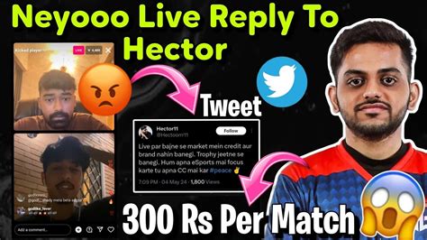 Neyoo Reply To Hector On Insta Live With Shadow YouTube