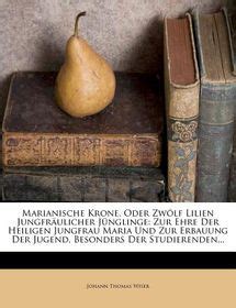 Marianische Krone Oder Zw Lf Lilien Jungfr Ulicher J Nglinge Shop