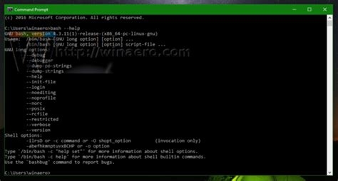 Run Linux Commands From Cmd Exe Prompt In Windows