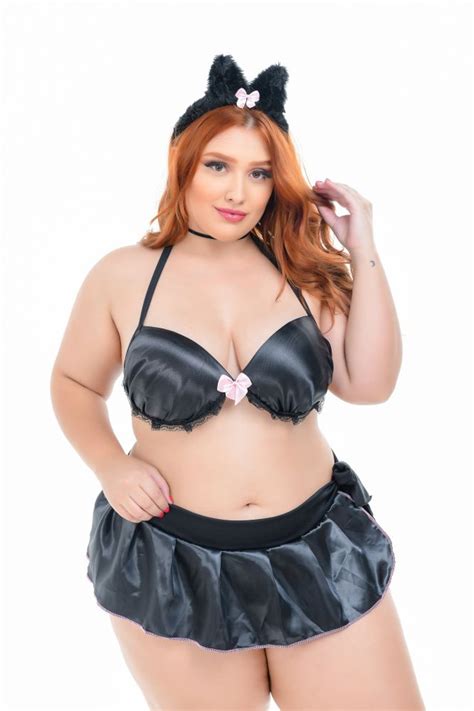 Beth Lingerie Sex Shop FANTASIA PLUS SIZE BOJO GATINHA