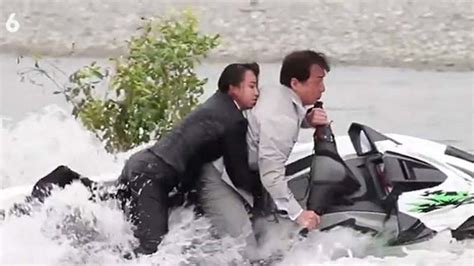 Jackie Chan, 66, fell into water & disappeared for 45 seconds (Video ...