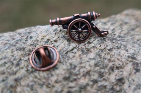 Cannon Copper Lapel Pin Lapel Pin Planet Lapelpinplanet