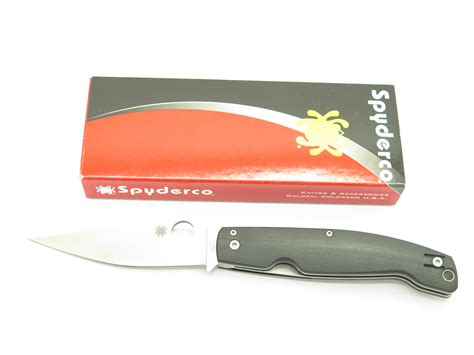 Spyderco Italy C204gp Pattada Pln N690co G 10 Folding Pocket Knife