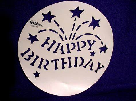 Birthday Cake Pattern Use The Printable Outline For Crafts Creating Stencils Happy Birthday