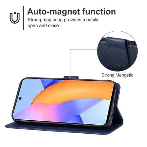 For Honor X10 Lite Leather Phone Case (Blue) – Alexnld.com