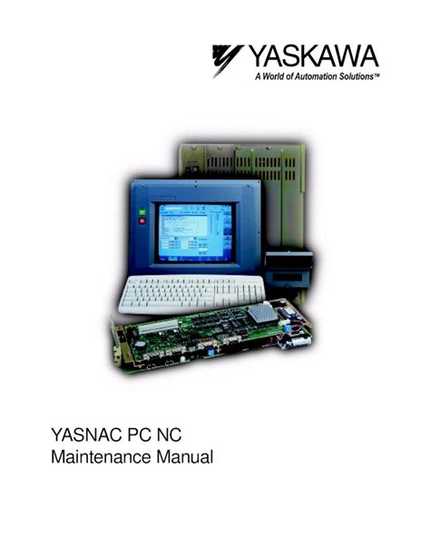 Pdf Yasnac Pc Nc Maintenance Manual Yaskawa Dokumen Tips