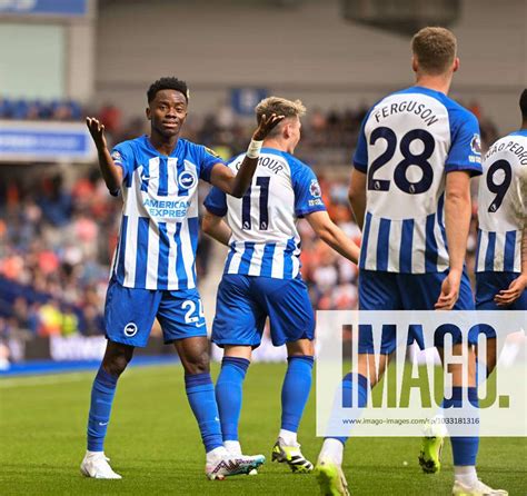 Brighton And Hove Albion V Luton Town Premier League Simon Adingra Of