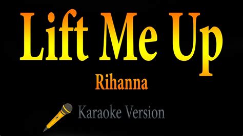 Rihanna Lift Me Up Karaoke Version From Black Panther Wakanda