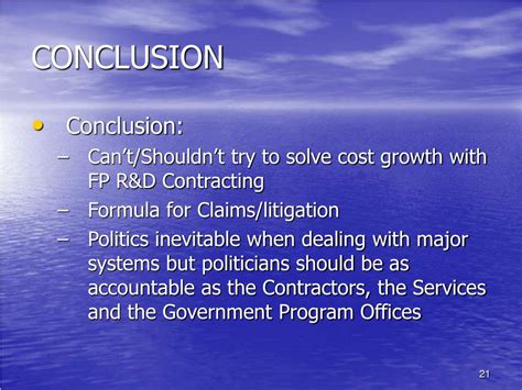 Ppt Fixed Price Contracts In The Randd Environment Powerpoint