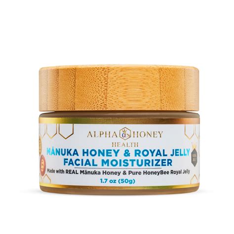 Manuka Honey And Royal Jelly Face Cream Serum Moisturizer By Alpha Honey