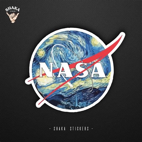 Jual Sticker Nasa Space Sticker Keren Stiker Anti Air Grafatac Nasa