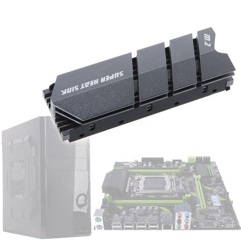 Bộ Tản Nhiệt M 2 SSD Nvme Ngff Bằng Nhôm Kèm Miếng Dán Tản Nhiệt Cho