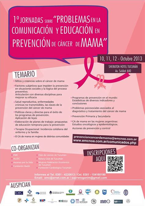 Parte De Prensa Jornadas En Prevención De Cáncer De Mama Ministerio