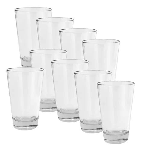 Set X Vasos De Vidrio Largo Alto Tango Cc Durax