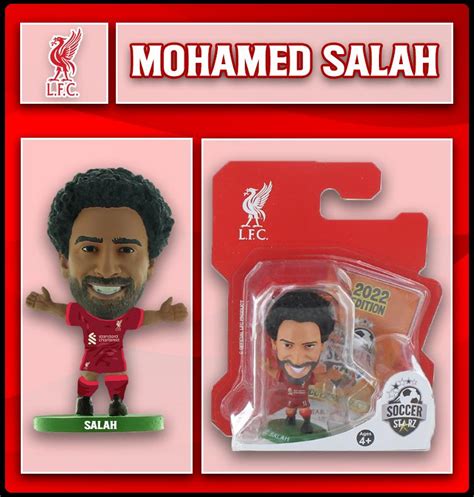 MOHAMED SALAH LIVERPOOL HOME KIT SOCCERSTARZ MINI SOCCER FIGURE ...