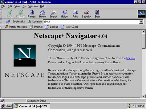 Original Netscape Logo - LogoDix