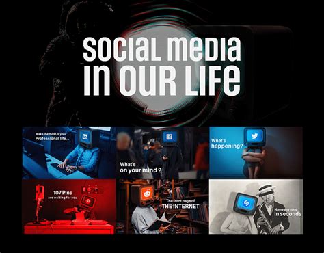 Social Media in our life on Behance