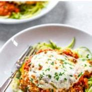 20 Minute Healthy Chicken Parmesan Recipe Pinch Of Yum