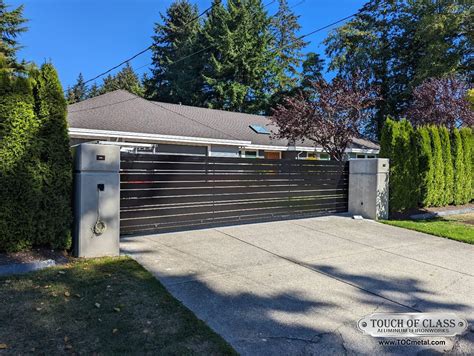 Sliding & Cantilever Driveway Gates | Vancouver Driveway Gates ...