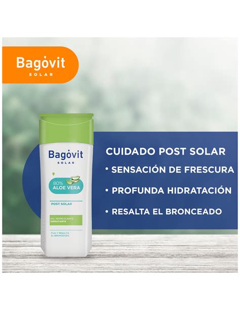 BAGOVIT POST SOLAR CON ALOE VERA 80 GEL X 200 GR En Proteger Salud