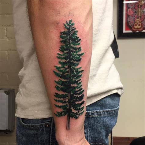 Pine tree by Gao Feng: TattooNOW