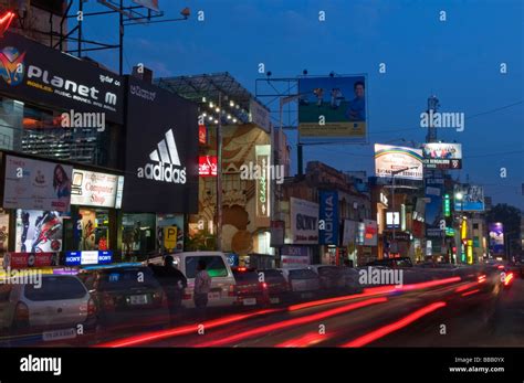 Brigade Road at night Bangalore Karnataka India Stock Photo - Alamy