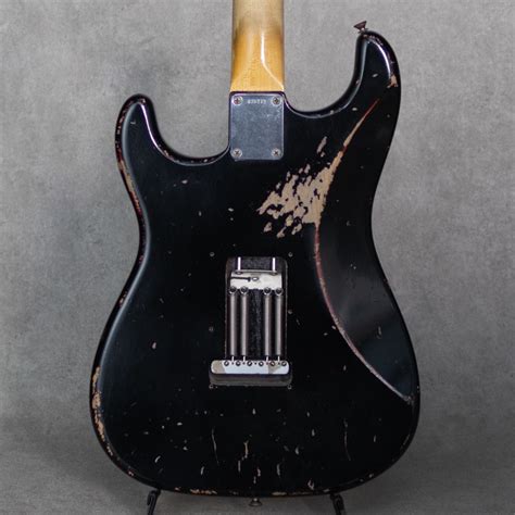 Fender Custom Shop Mbs Stratocaster Heavy Relic Black Overlay