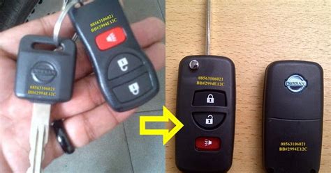 Joe Accessories Casing Kunci Lipat Flip Key Nissan Grand Livina XTrail