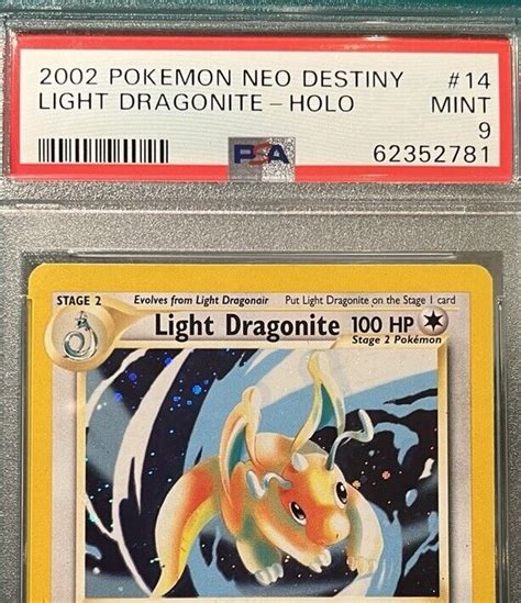 Light Dragonite Holo Pokemon Neo Destiny Mint Psa Low Pop Ebay