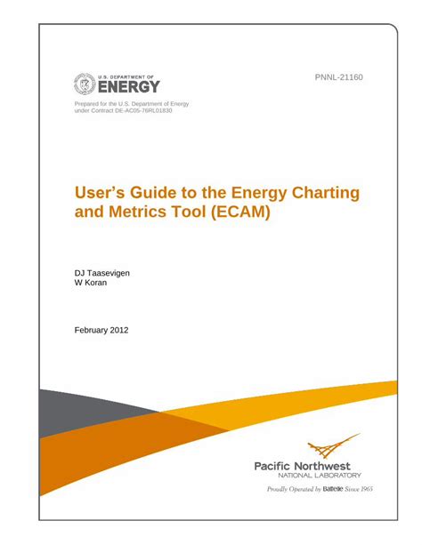 PDF Users Guide To The Energy Charting And Metrics Tool ECAM The