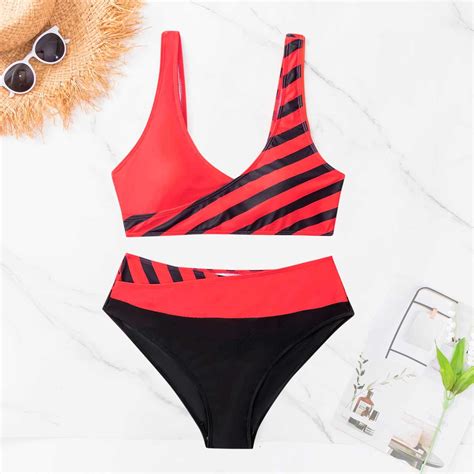 Womens Bottoms Bikini Suit Prints Bathing Swimsuit Bikinis Set