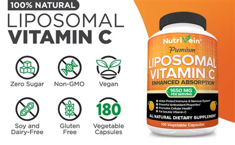 Amazon Nutrivein Liposomal Vitamin C Mg Capsules High