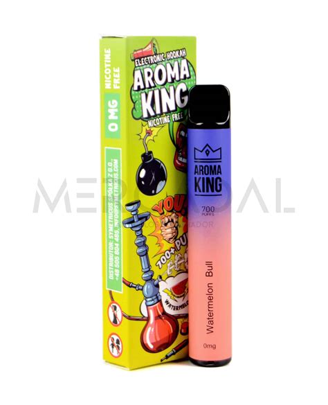 POD DESECHABLE AROMA KING 700 PUFFS WATERMELON BULL 0MG Fonte Mercadal