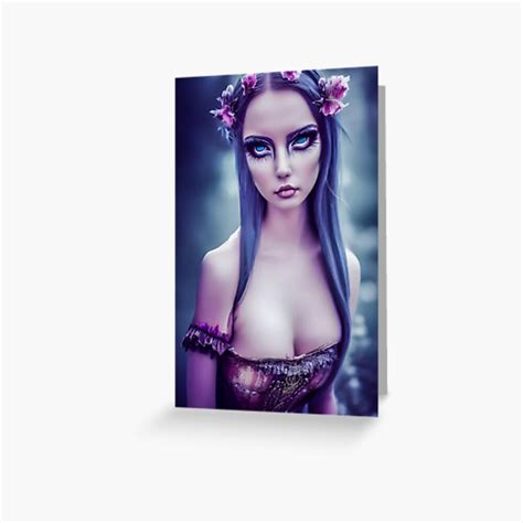 Sexy Witch Art Fantasy Aesthetic Fantasy Artwork Female Fantasy Art Greeting Card For