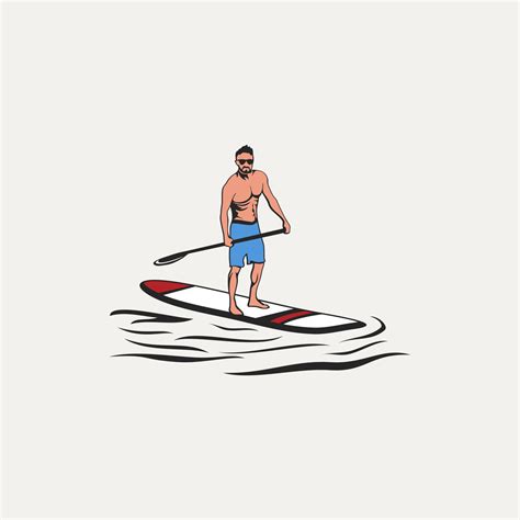 Vector Drawing Of Surfers Riding Surfboards 10808116 Vector Art At Vecteezy