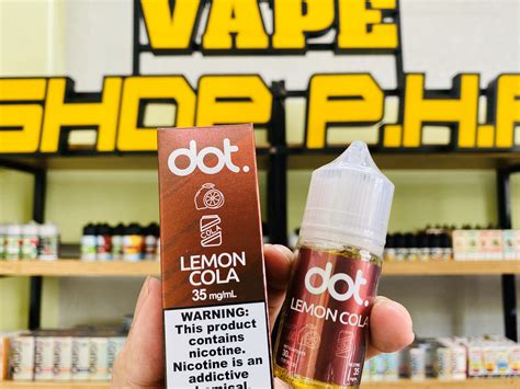 Dot Salt Lemon Cola Chanh coca lạnh 50mg Vape PHP Đà Nẵng