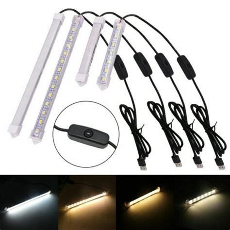 DC 5V LED Bar Light USB Powered Rigid Strip 10cm 20cm 50cm 5630 LED