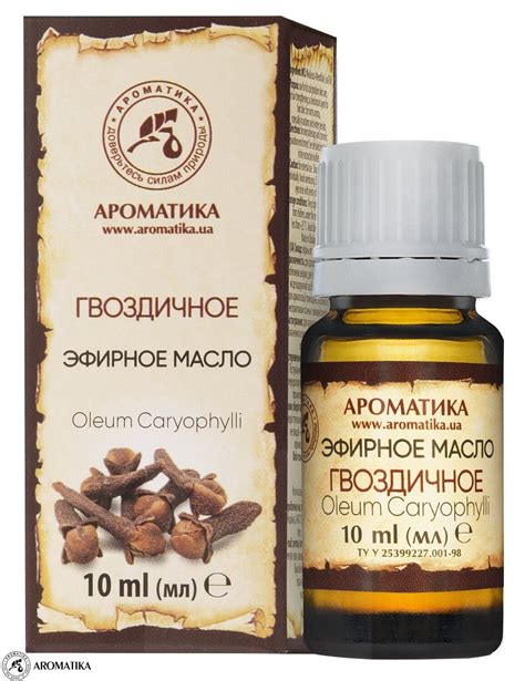 Olejek Goździkowy 100 Naturalny 10 ml Aromatika