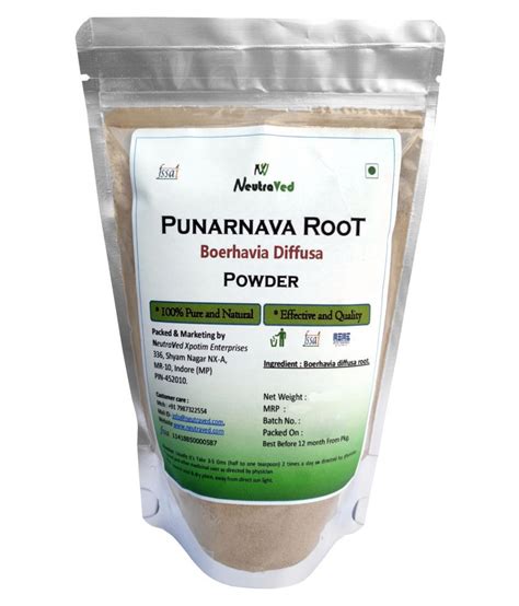 Buy NeutraVed Punarnava Root Powder 200 Gm Online At Best Price In