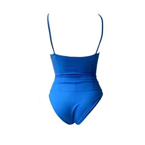 Chanel Blue Corset Logo One Piece – Treasures of NYC