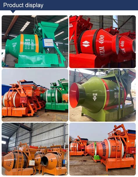 Fully Automatic Self Loading Loader Soil Drum Mixer Machine Jzm Jzc