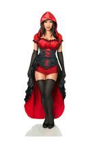 Adult Plus Size Red Hot Riding Hood Corset Women Costume 255 99