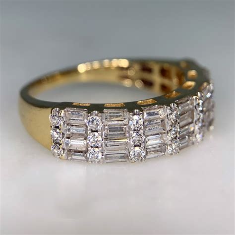 Iliana Baguette Diamond Half Eternity Ring Chique To Antique Jewellery