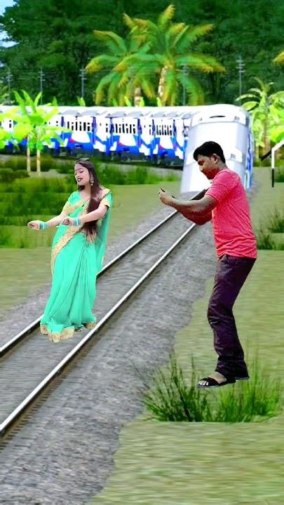 Dancing Girls Camera Boy Stop The Express Train Vfx Magic Tiktok Vairal